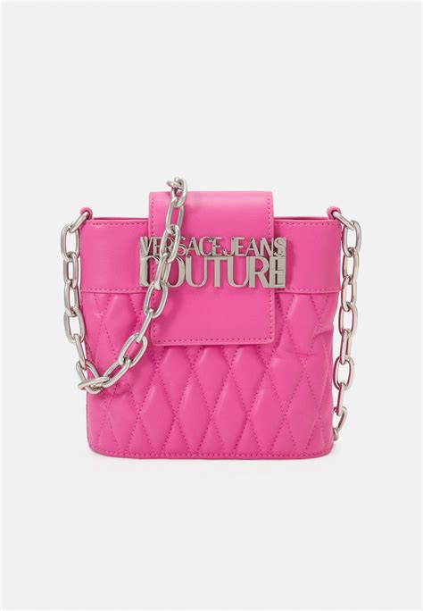 versace jeans hot pink purse|Versace pink bag.